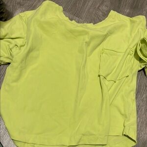 Copper Key Yellow Ruffled Relaxed Blouse